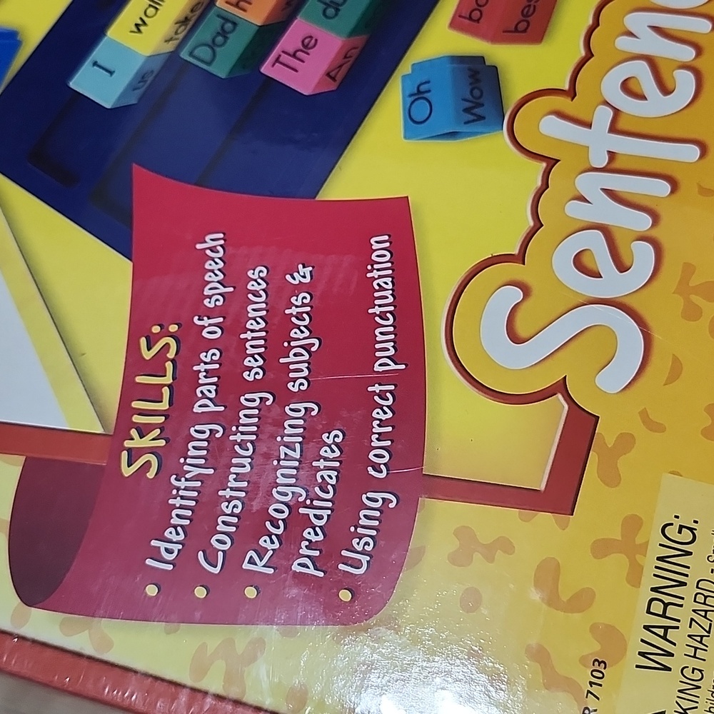 Learning Resources Reading Rods Sentence Building Grade 2+ - Picture 2 of 9